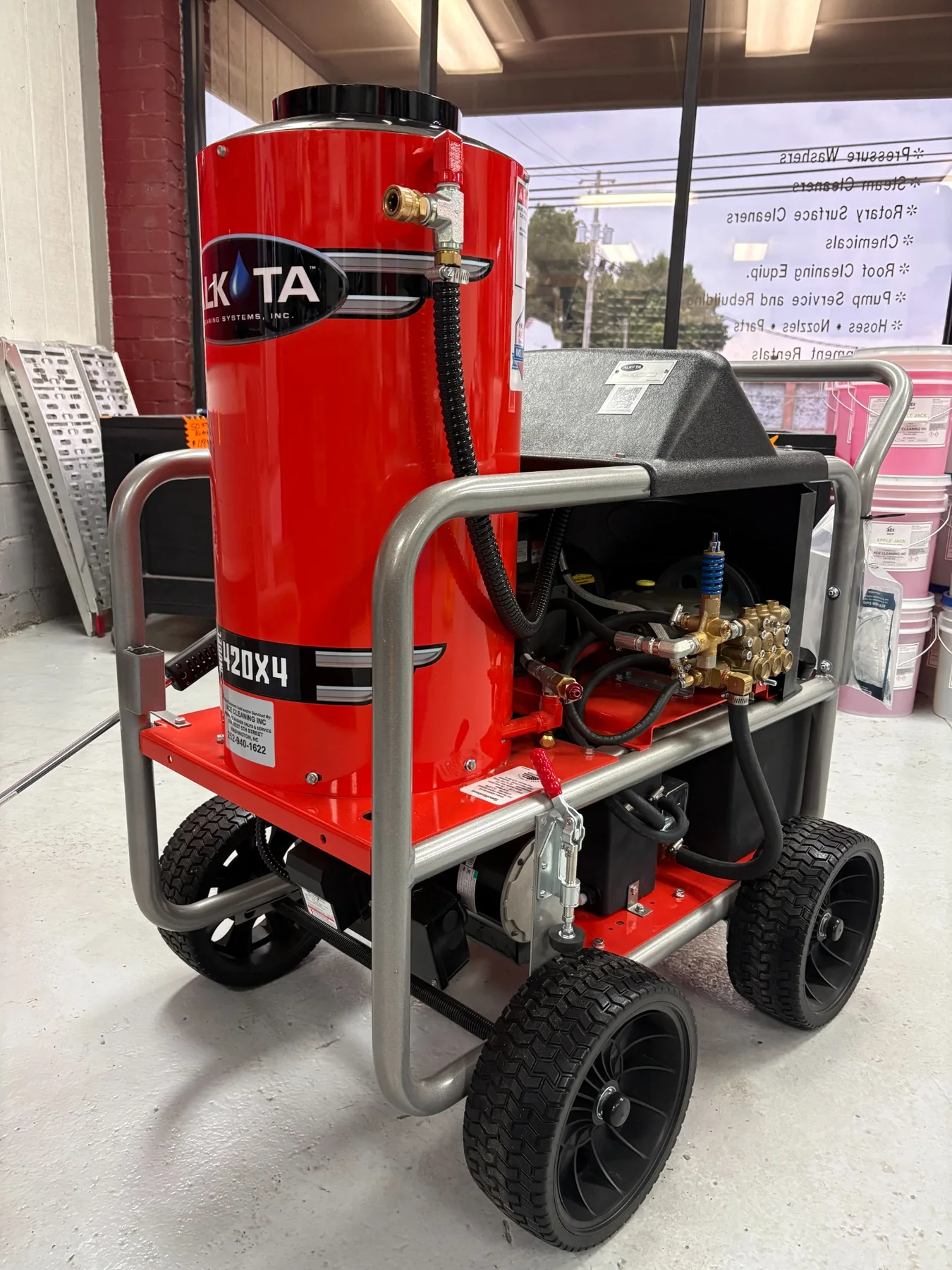 Alkota compact upright pressure washer