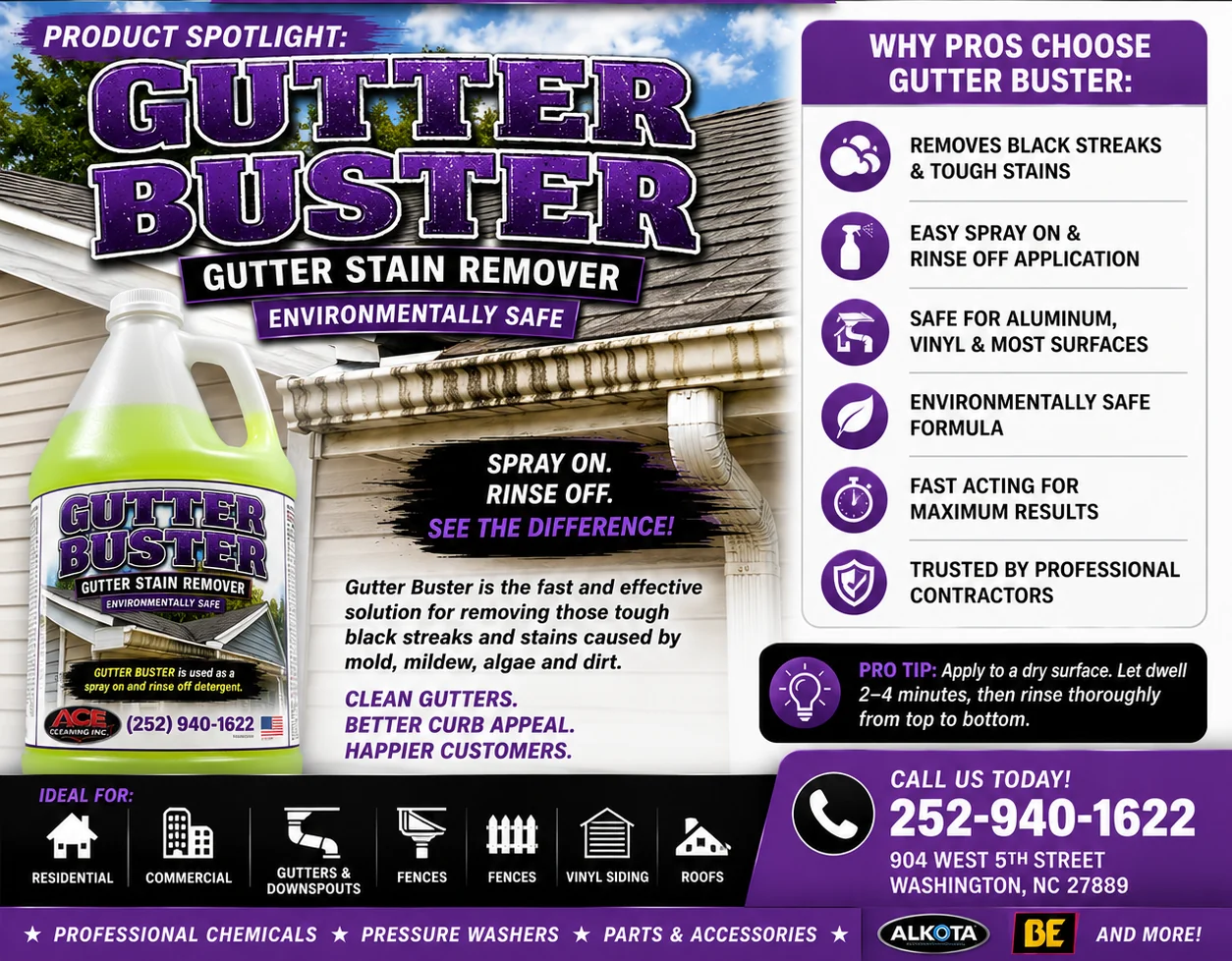 Gutter Buster — Gutter Stain Remover