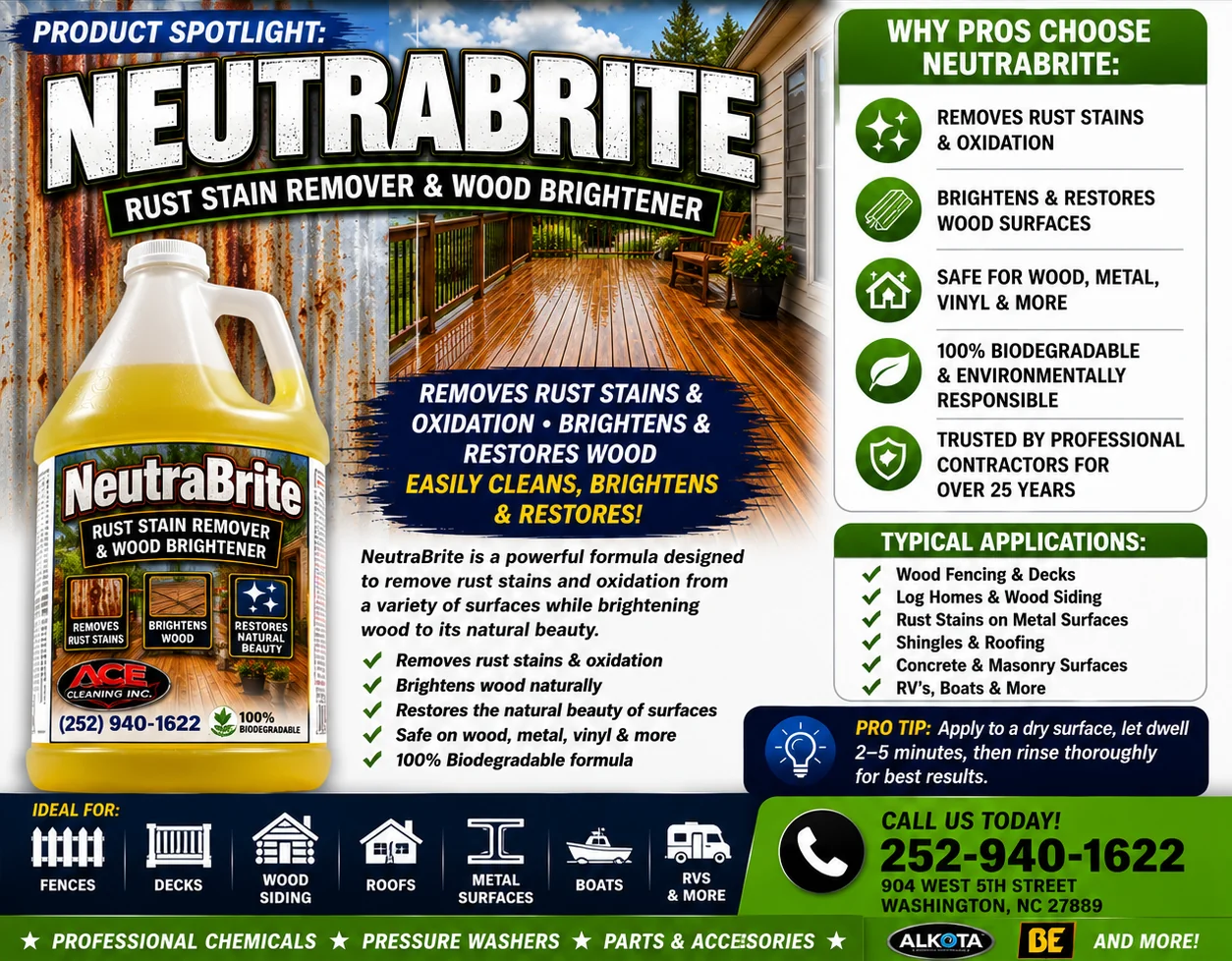 NeutraBrite — Rust Stain Remover & Wood Brightener