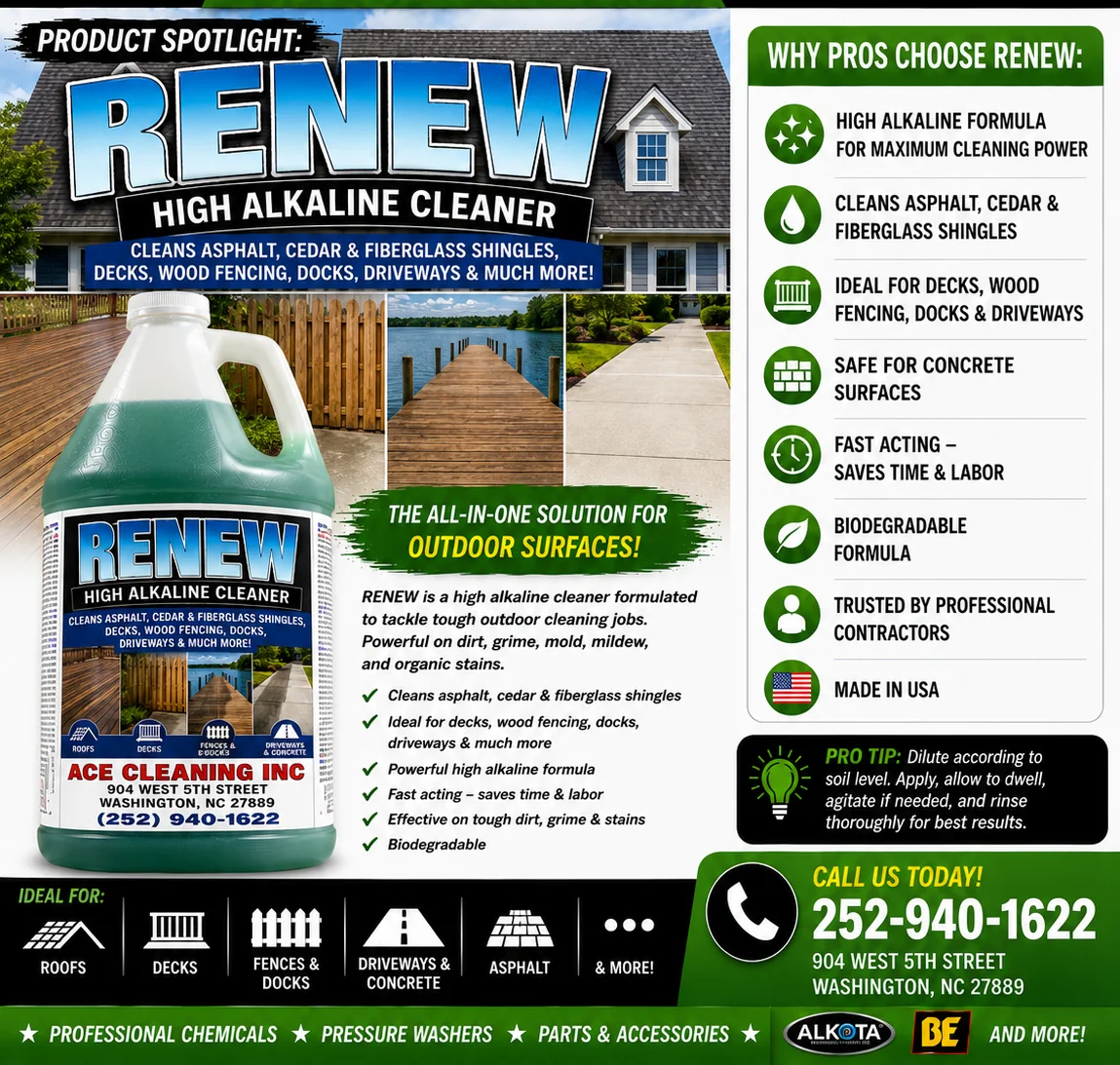 Renew — High Alkaline Cleaner